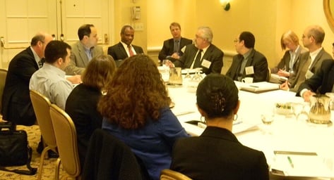 Select Member Executives discuss the SBER-ELC Charter Advisory Program during an SBER-ELC Breakout Session