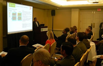 Victor Garcia of Brocade presents during the SBER-RLC Breakout Session on Managing IT Impacts in Real Estate