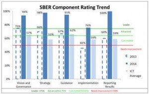 Example screenshot from an SBER Confidential Annual Assessment of Management Practices by Industry Cohort