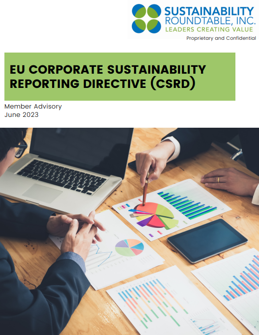 EU Corporate Sustainability Reporting Directive (CSRD) Member Advisory